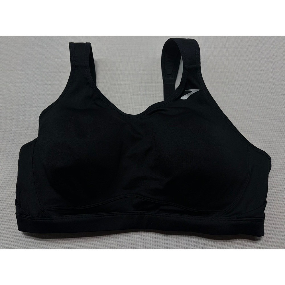 Brooks High Impact Sports Bra 38E Black Full Bust Supportive Running Bra - Picture 12 of 15